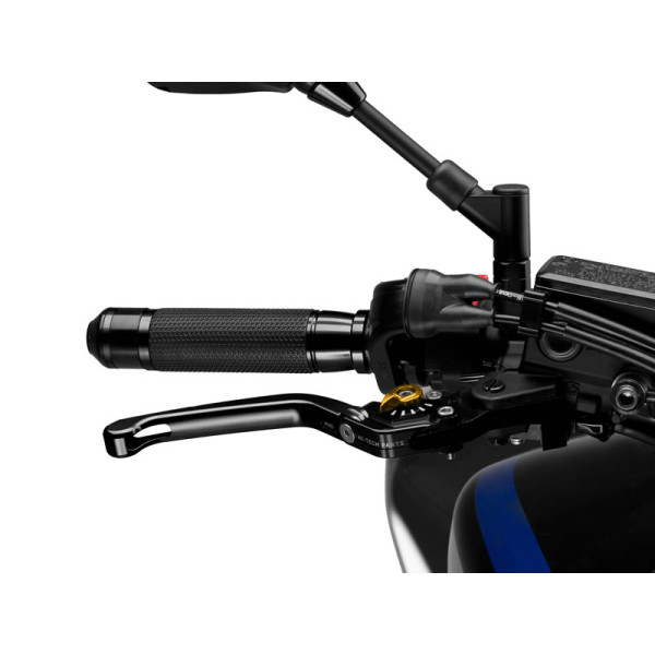 Puig Folding V3 Brake (Black Lever With Blue Selector) Gold
